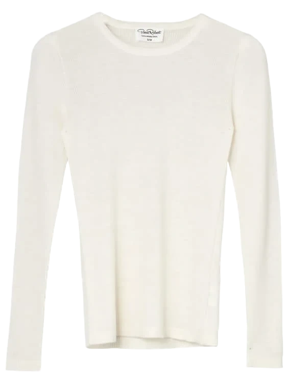 Wool Long Sleeve Ecru S/m