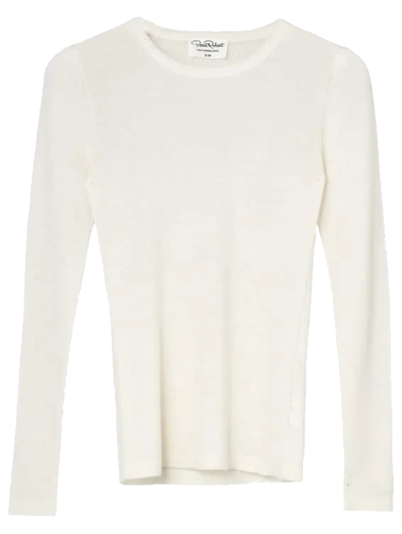 Wool Long Sleeve Ecru S/m