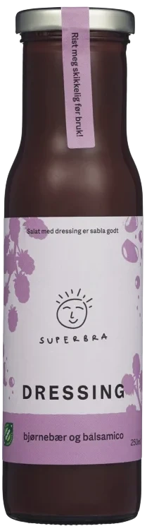 Dressing Bjørnebær Økologisk 250ml Superbra