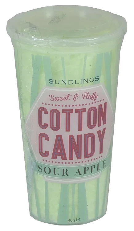 Sukkerspinn sour apple   40g