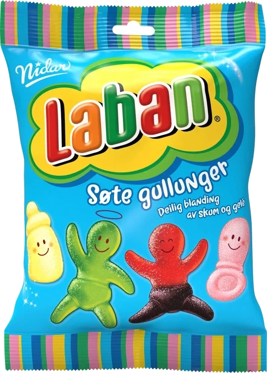 Laban søte gullunger   200g