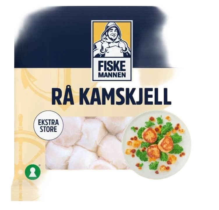 Kamskjell Msc Rå 300g Fiskemannen