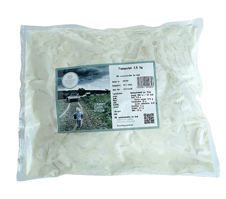 Poteter fløtegratinert sous vide   2,5kg