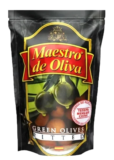 Maestro de Oliva Grønne Oliven u/Sten
