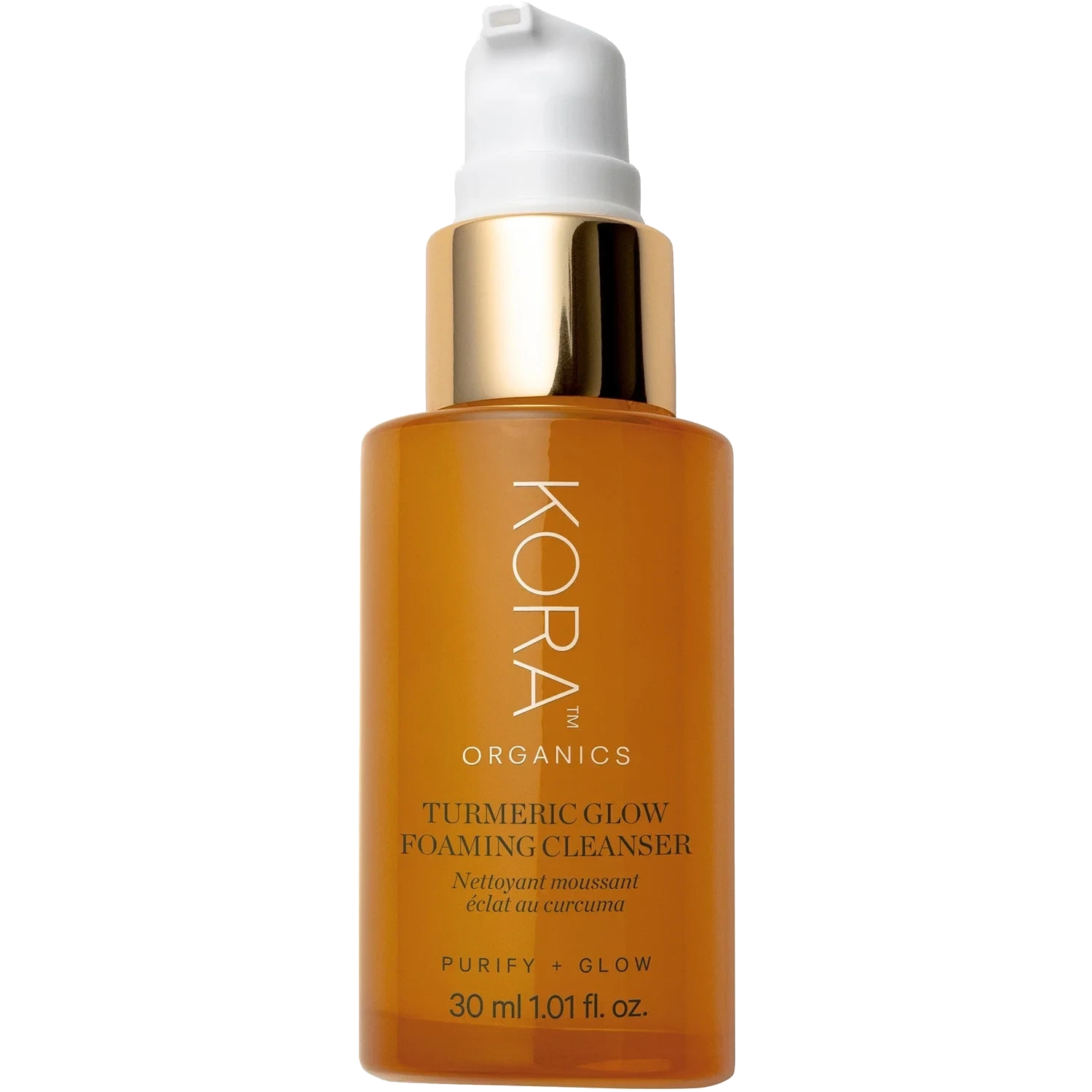 KORA Organics Turmeric Glow Foaming Cleanser