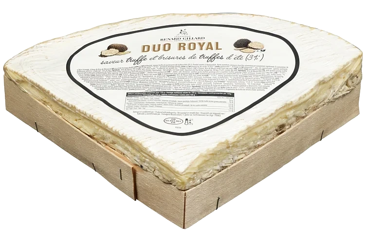 Brie de meaux med trøffel ca950g   kg