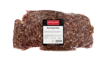 Elg Burgerdeig Ca 2,5kg Frys Mydland