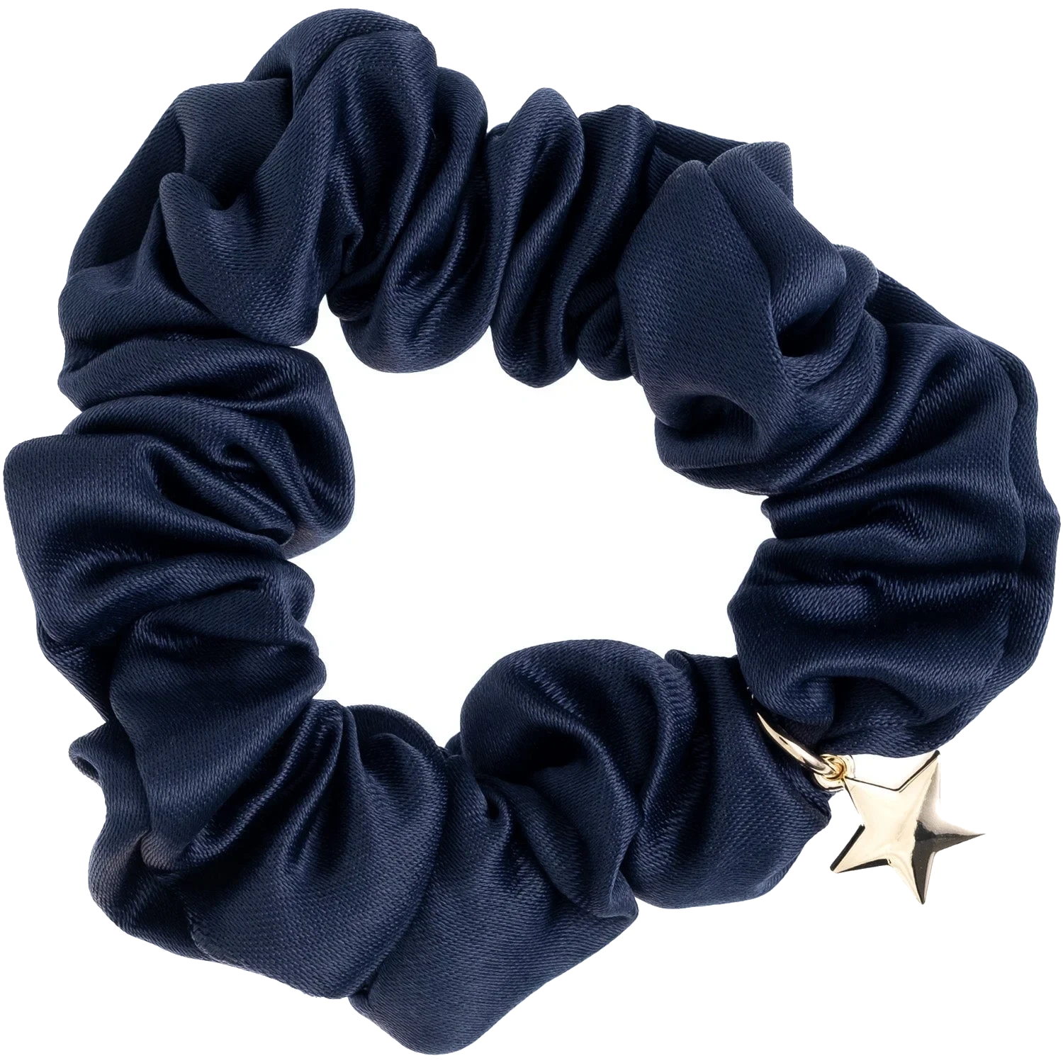 Dark Satin Scrunchie