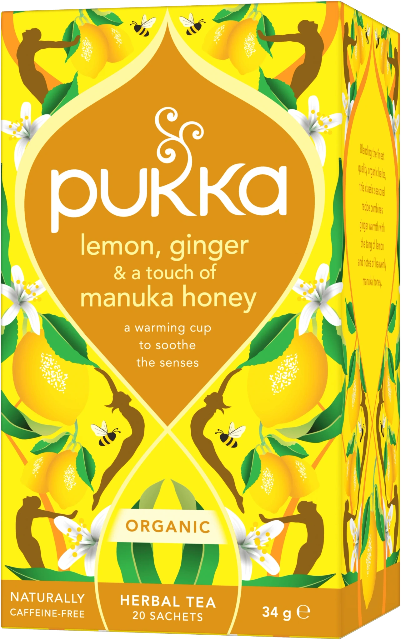 Örtte Lemon, Ginger, & Manuka Honey EKO