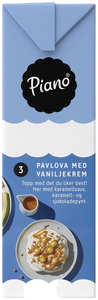 Piano vaniljekrem