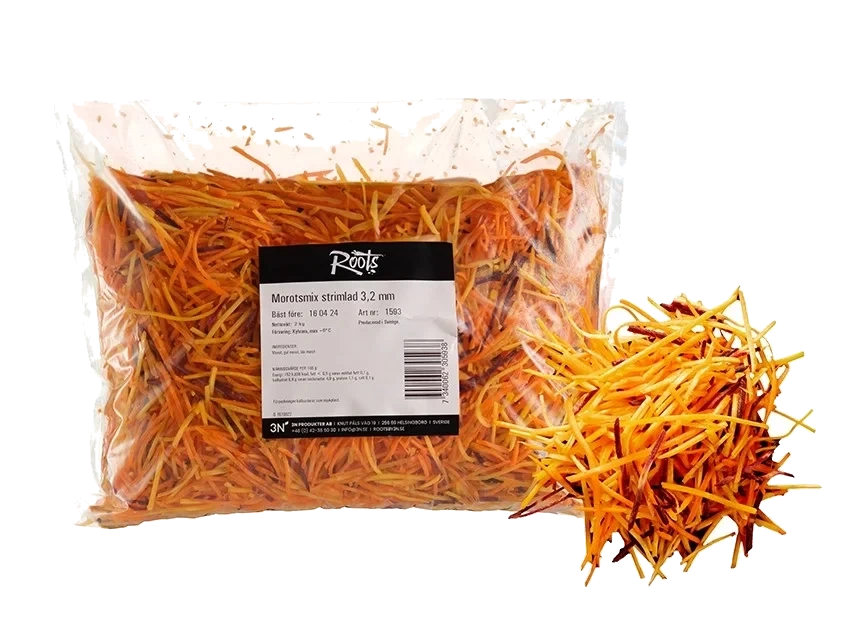 Morotsmix strimlad 3,2 mm