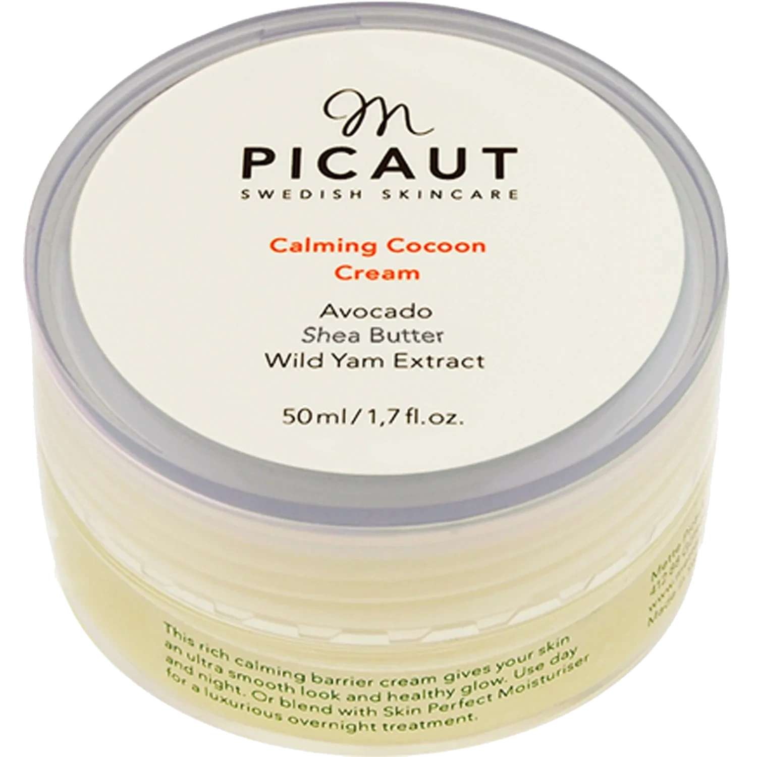 M Picaut Swedish Skincare Calming Cocoon Cream