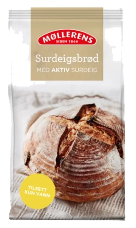 Surdeigsbrød Melmix 500g Møllerens