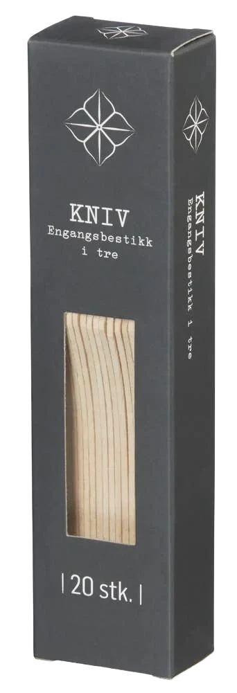 Engangskniver i tre 20 stk