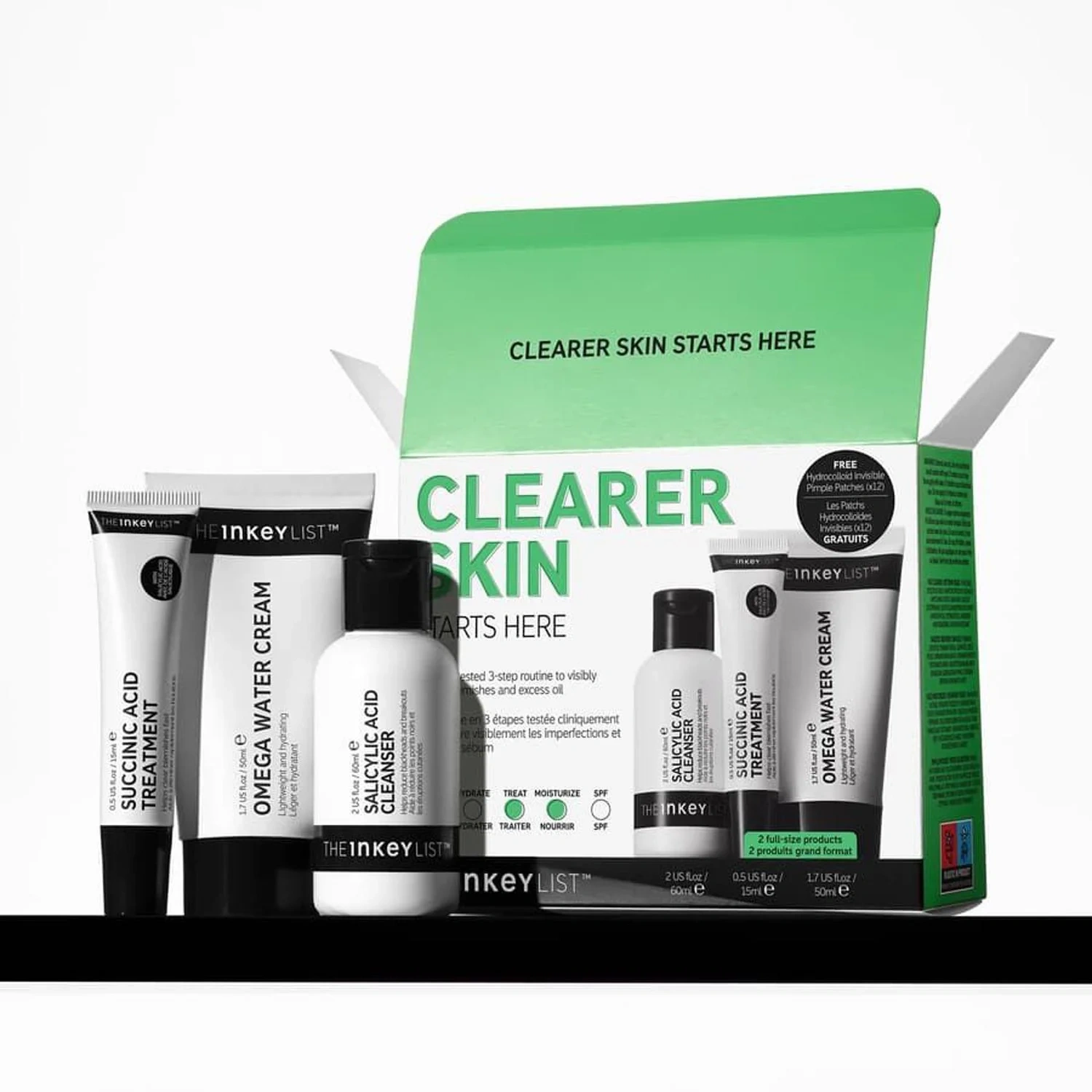 The INKEY List Clearer Skin Starts Here