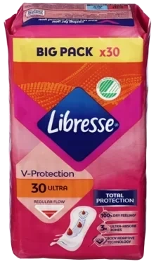 Libresse Bind Ultra Regular Big Pk 30 stk