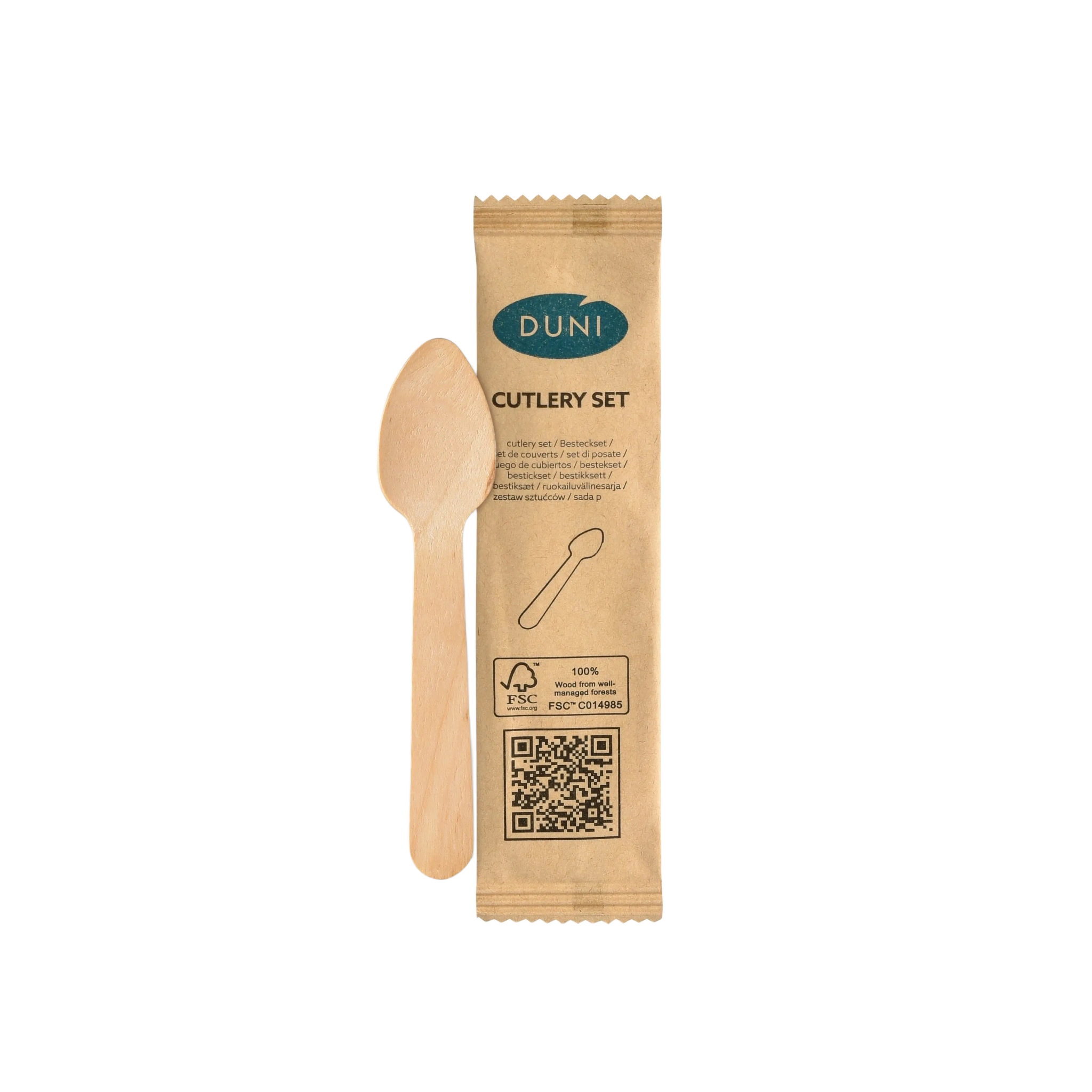 Duni Bestikkpose Tre Kaffe Skje 11cm