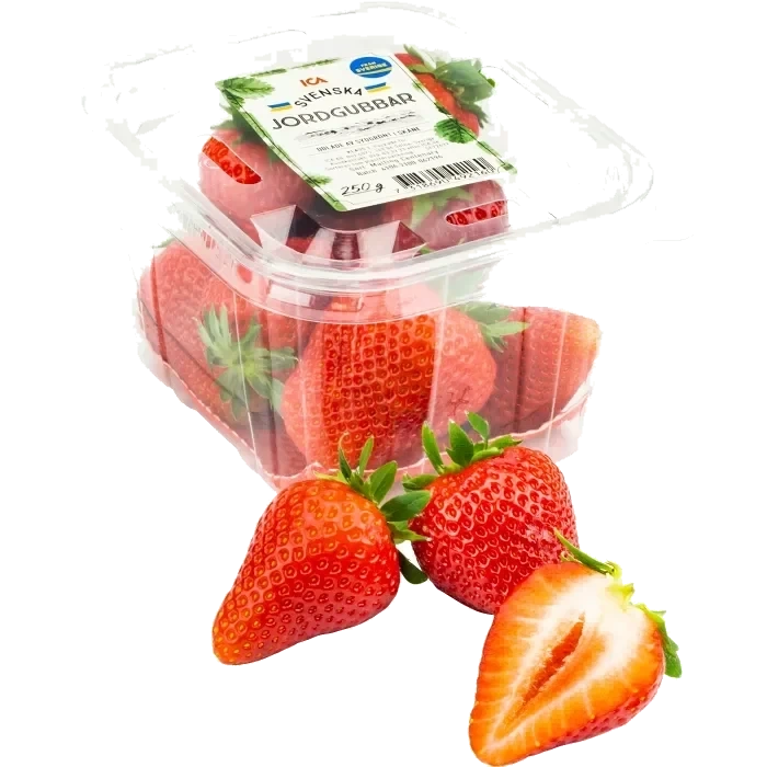 Jordgubbar Svenska 250g Klass 1 ICA
