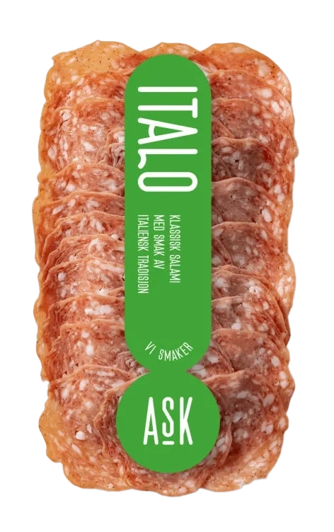 Salami Italo Mild skivet 100g Ask Gård