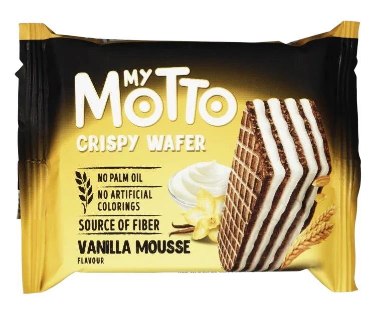 Vaffelkjeks Vanilje 30g My Motto