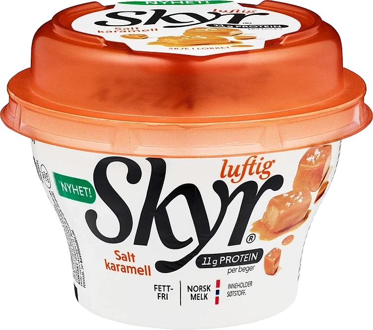 Skyr luftig salt karamell  130g