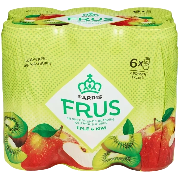 Farris Frus Eple&kiwi 0,33lx6 Bx