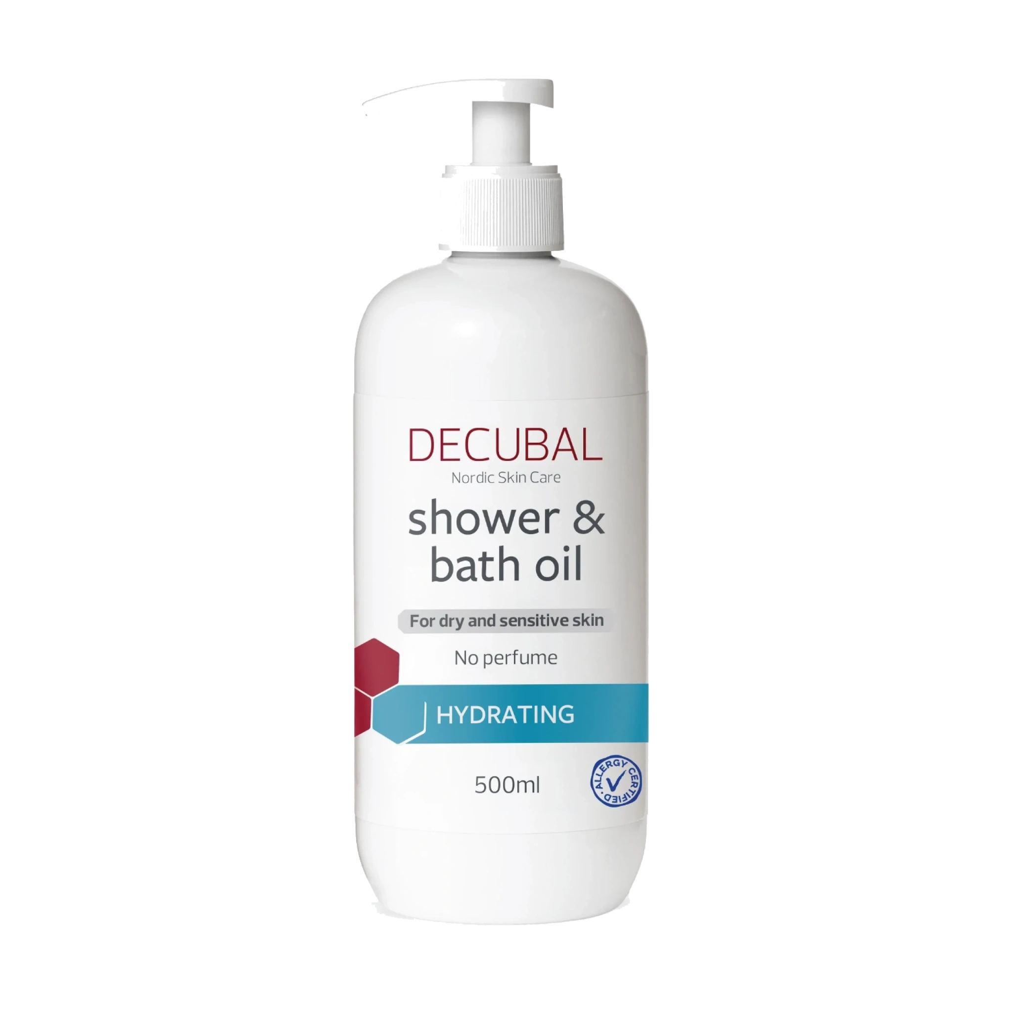 Decubal Shower & Bath Oil, 500 ml