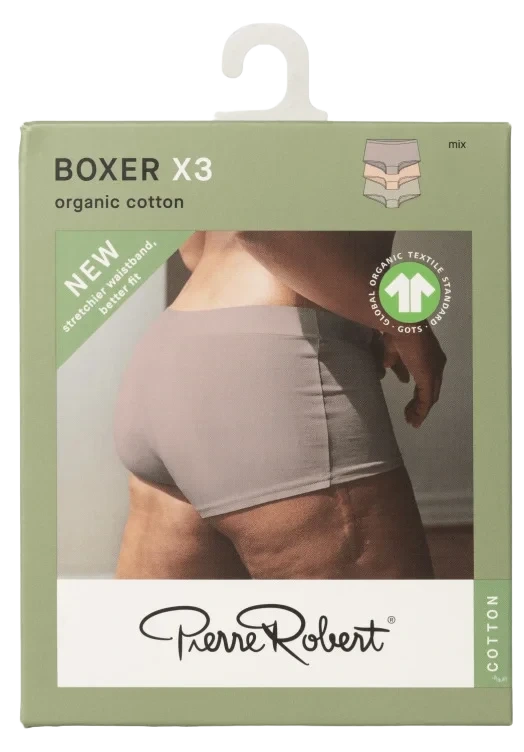 Boxer Cotton Mix S 3stk Pierre Robert