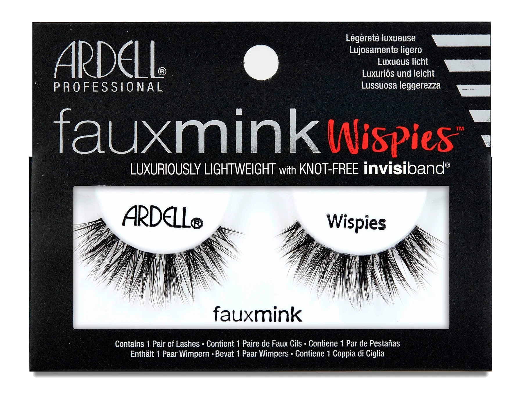 Ardell Faux Mink Wispies False Lashes Black