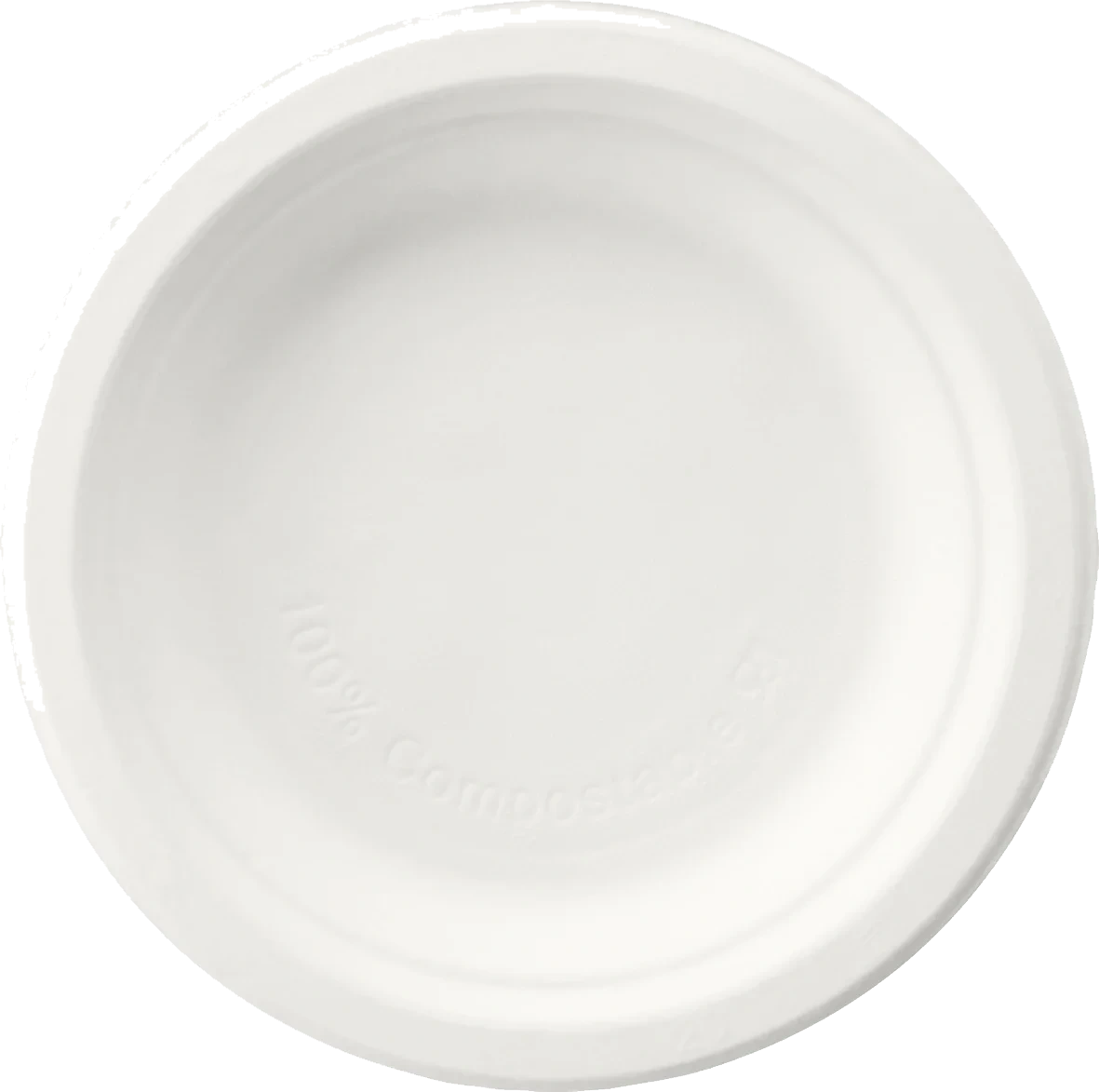 Desserttallrik Vit