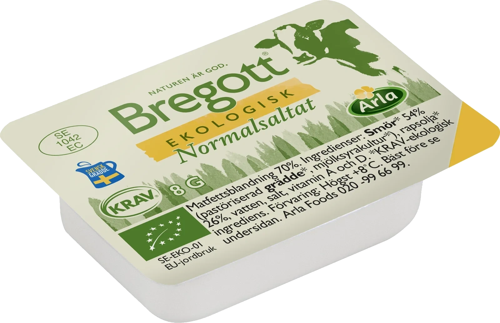 Ekologisk smör/rapsolja portion