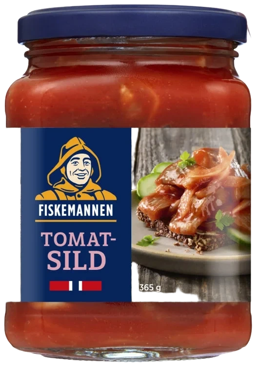 Tomatsild 365g Fiskemannen