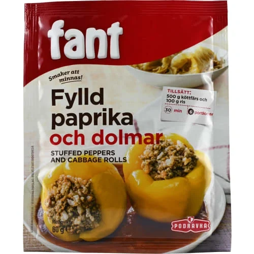 Fylld Paprika Och Dolmar Kryddmix/6 Port