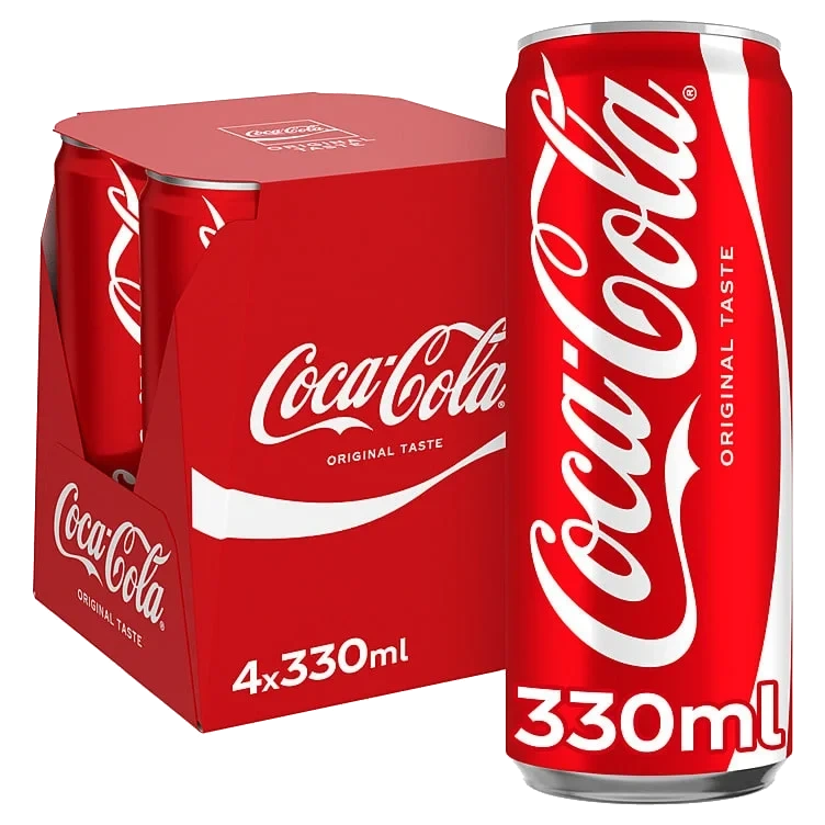 Coca-Cola 0,33lx4 boks