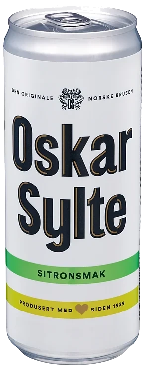Oskar sylte sitronsmak bx  10x33cl