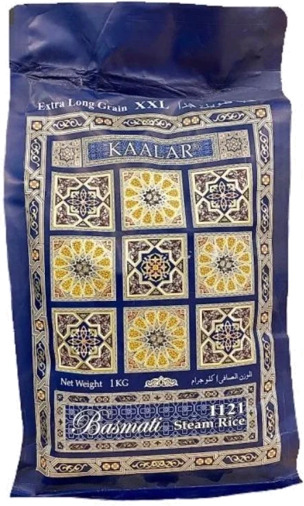 Kaalar Basmati Steam Ris 1kg