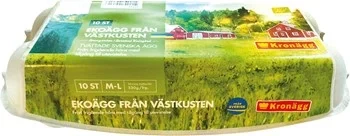 Ekologiska ägg Västkust,frig inne,10p,ML