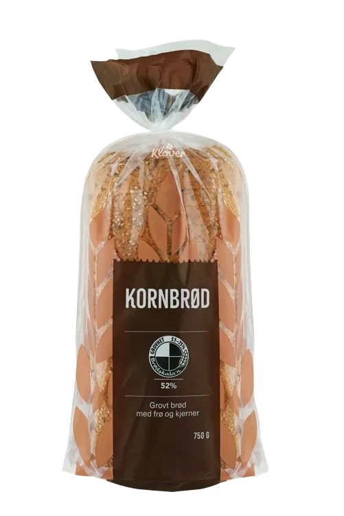 Kornbrød Skåret 750 g Kløverbakeriet