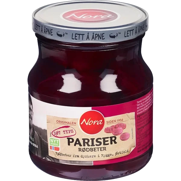 Pariserrødbeter 580g Nora