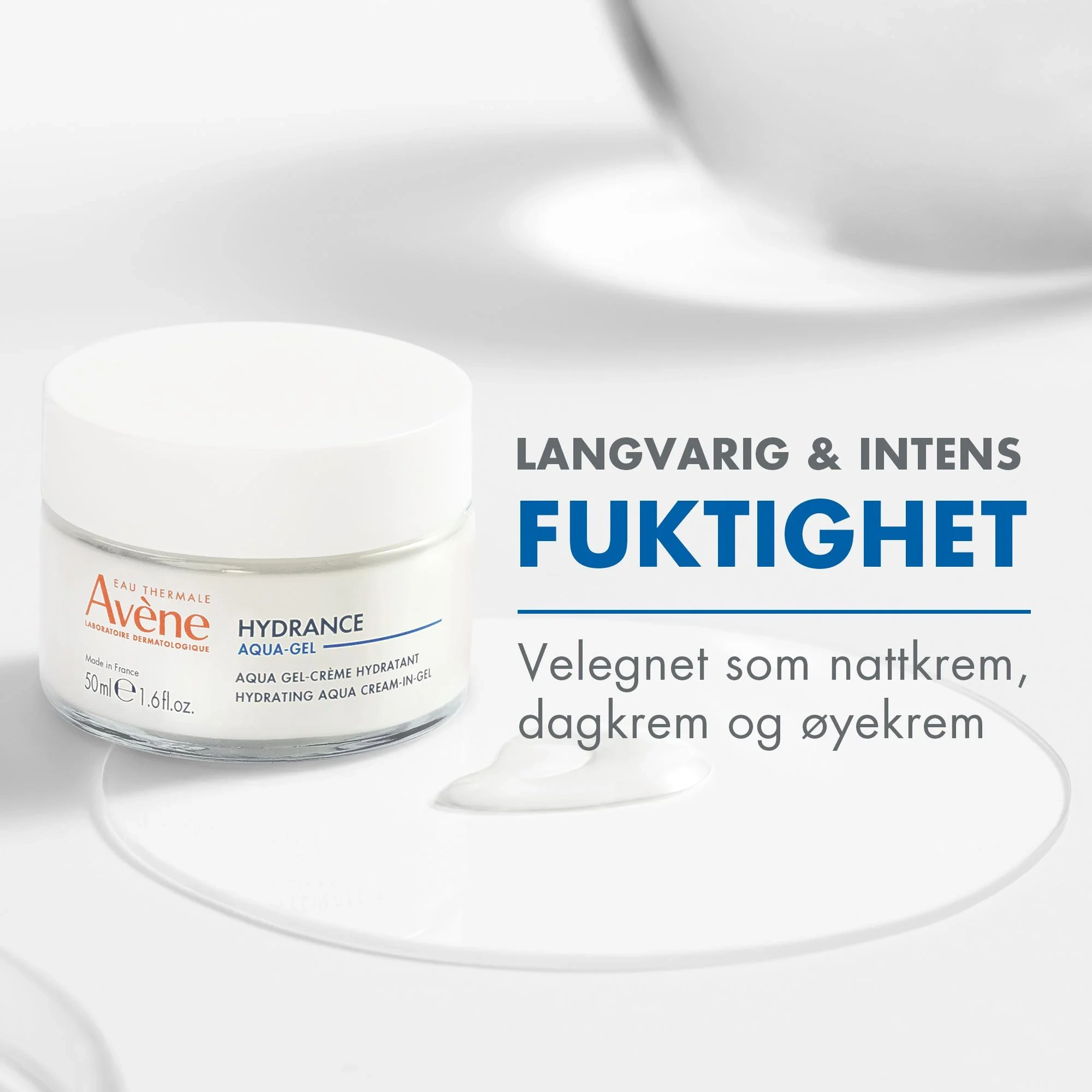 Avène Hydrance Aqua-Gel Ansiktskrem, 50 ml