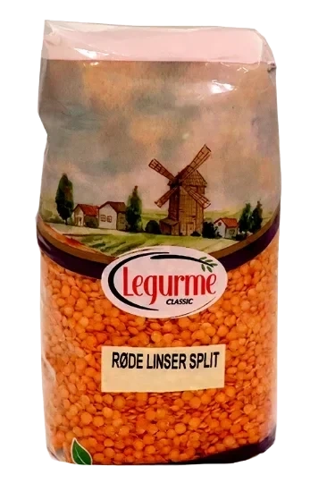 Legurme Røde Linser Split 1 kg
