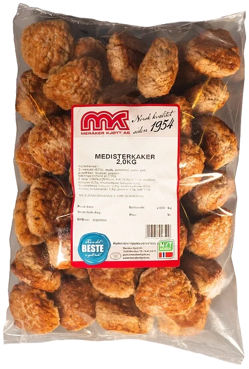 Medisterkaker pannestekte kjøl  2kg