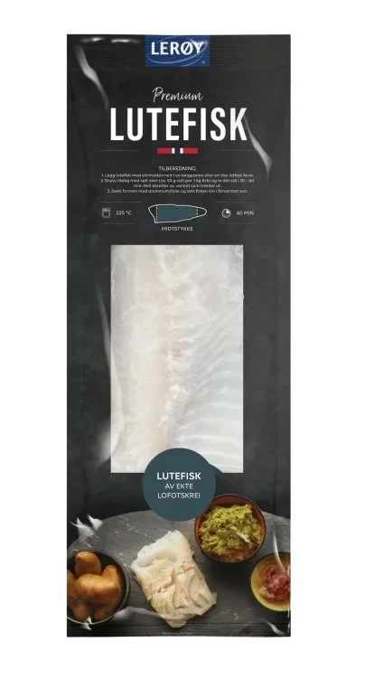 Lutefisk Midtstykke Ca1,2-1,5kg Lerøy