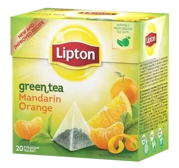 Green Tea Mandarin Orange, pyramid