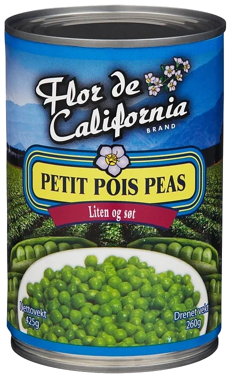 Erter petit pois 425g
