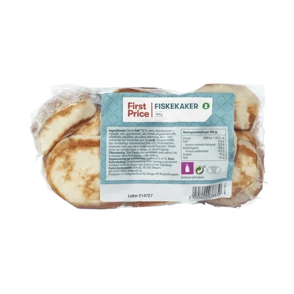 Fiskekaker 700g First Price (glutenfri)