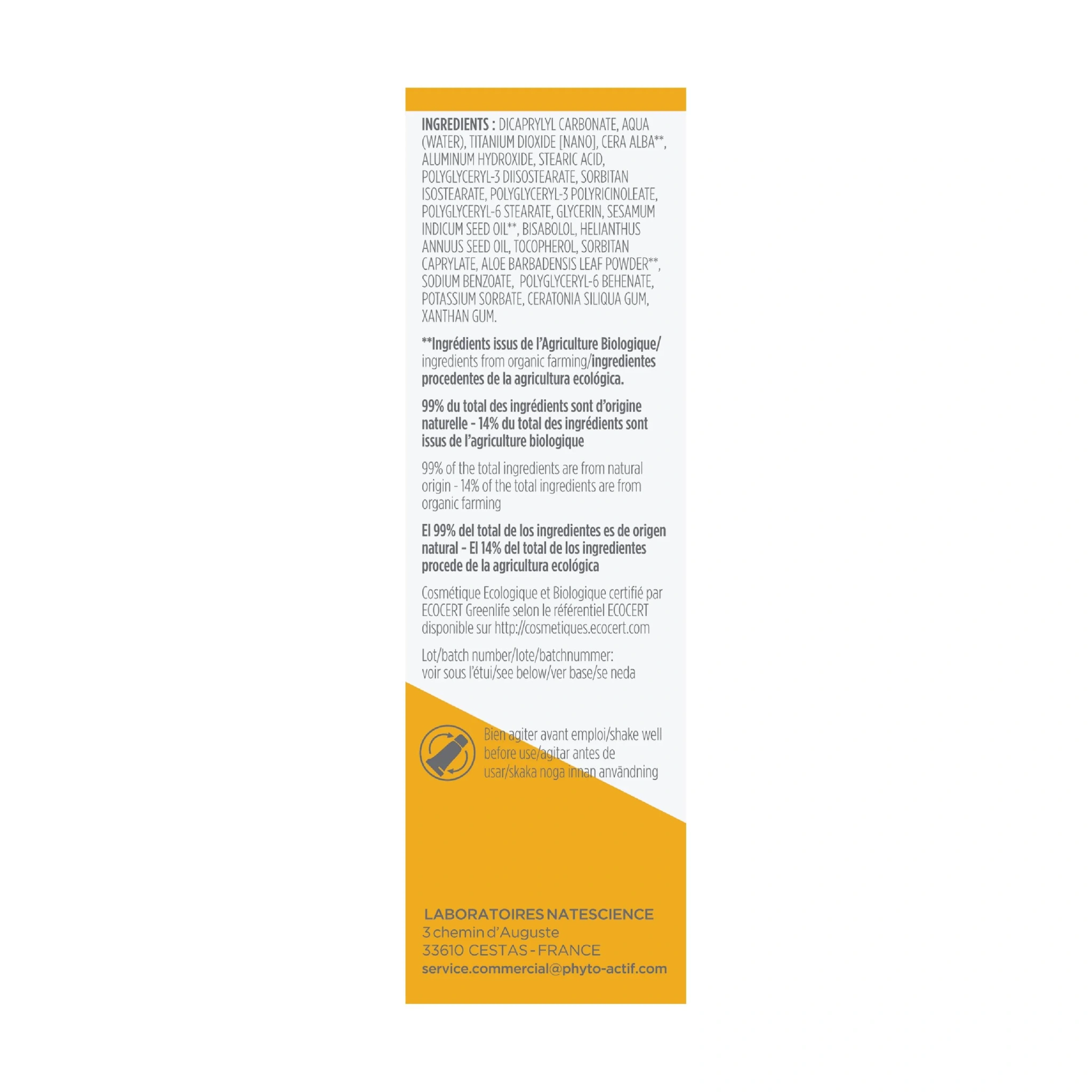 Bioregena Sunscreen Balm Face SPF50+, 40 ml