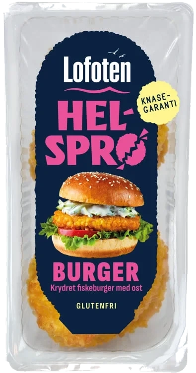 Fiskeburger Helsprø 360g Lofoten
