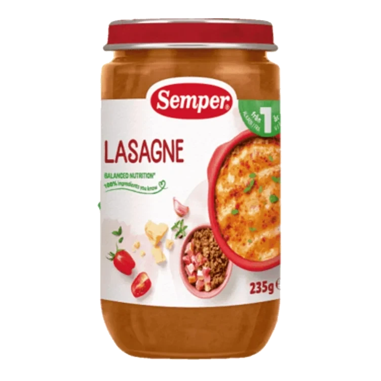 Lasagne 1 År 235g Semper