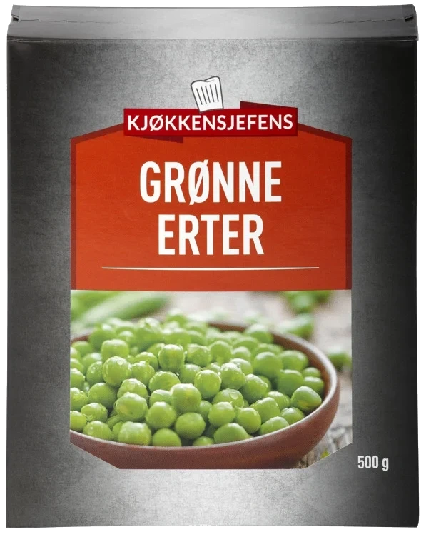 Erter grønne  ks       500g